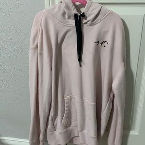 pink hoodie Hollister eagle graphic MENS XS